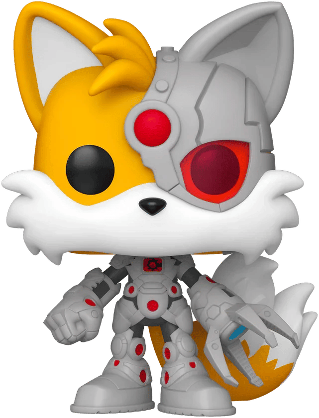 Funko Justice League x Sonic the Hedgehog - Tails as Cyborg Pop! Vinyl