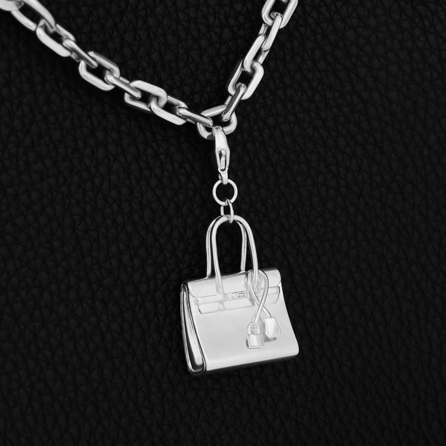 Madison Avenue Couture Bag Bestie Sterling Silver Birkin Charm