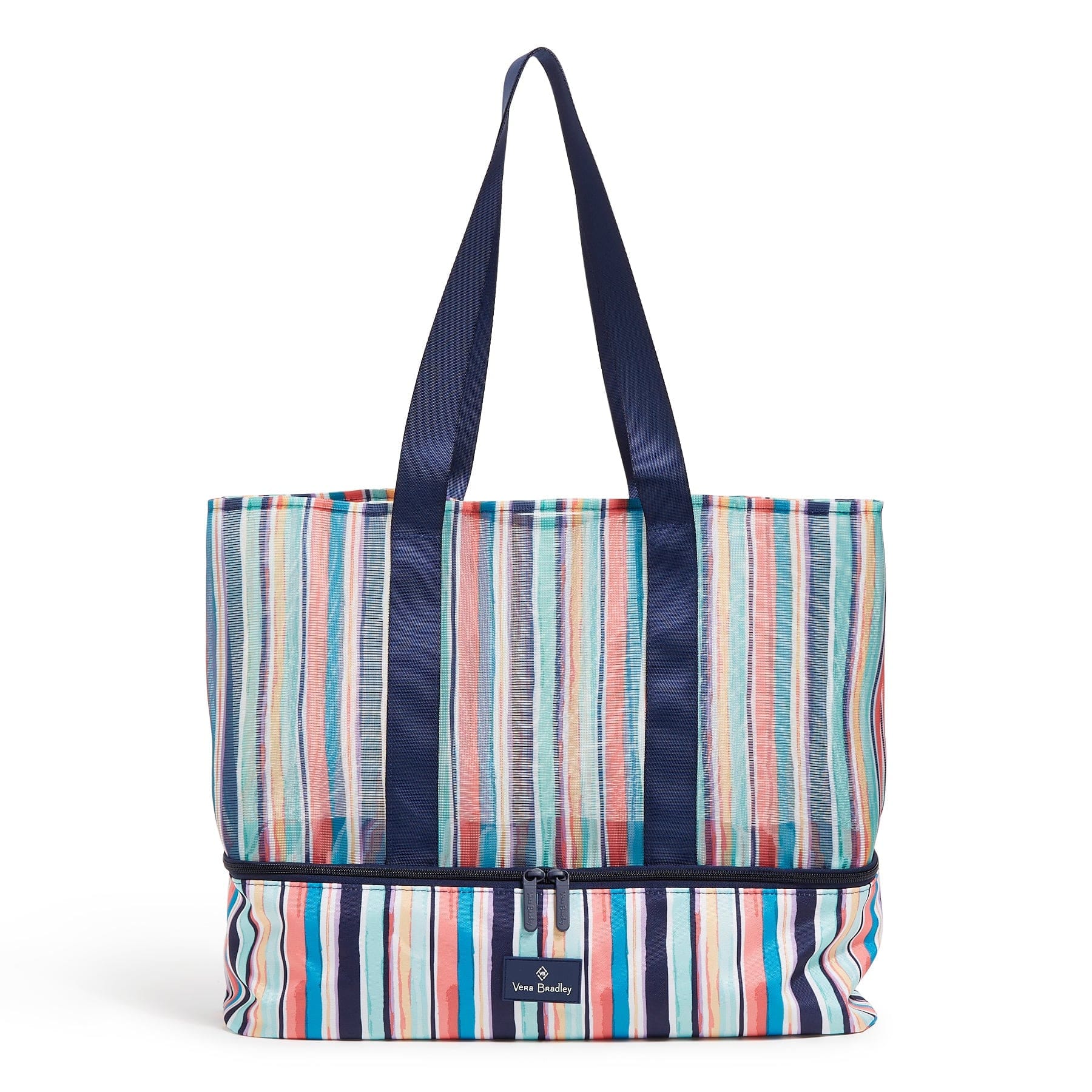 DUAL Outlet Mesh Dual Compartment Tote Bag