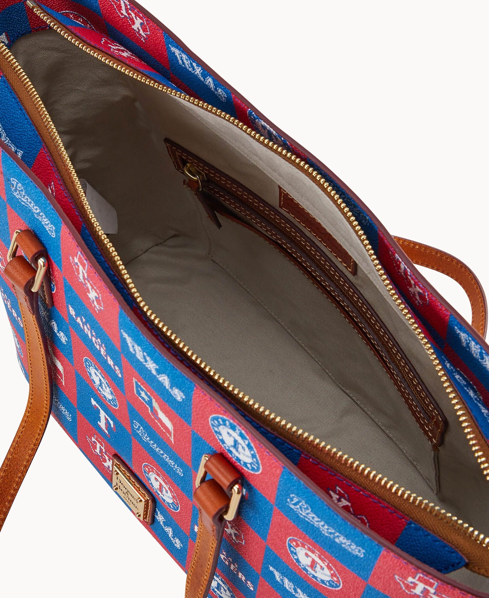 Dooney & Bourke MLB Rangers Zip Tote
