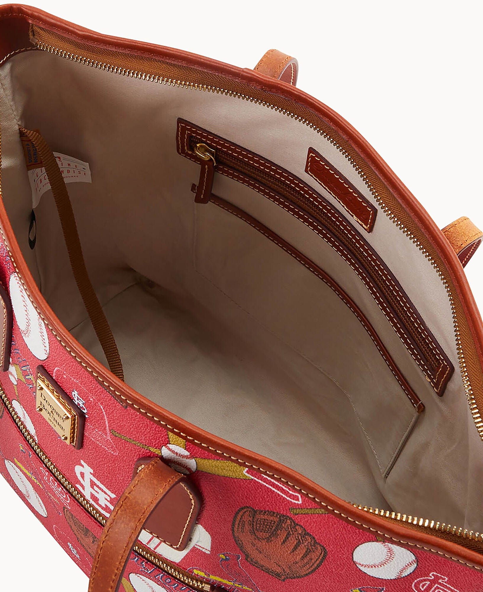 Dooney & Bourke MLB Cardinals Zip Tote