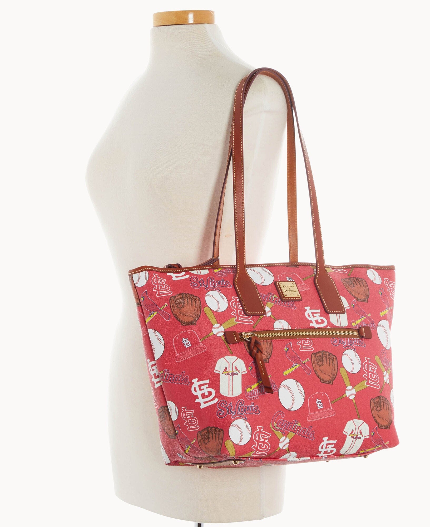 Dooney & Bourke MLB Cardinals Zip Tote