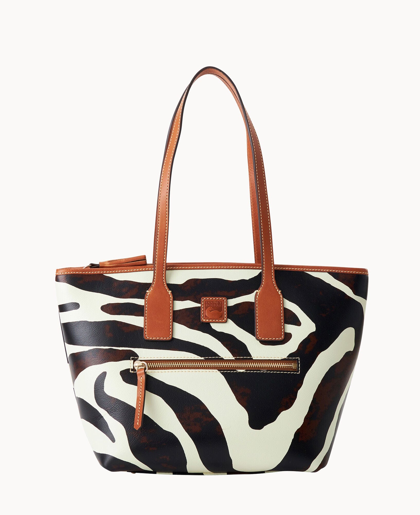Dooney & Bourke Zebra Leather Small Tote
