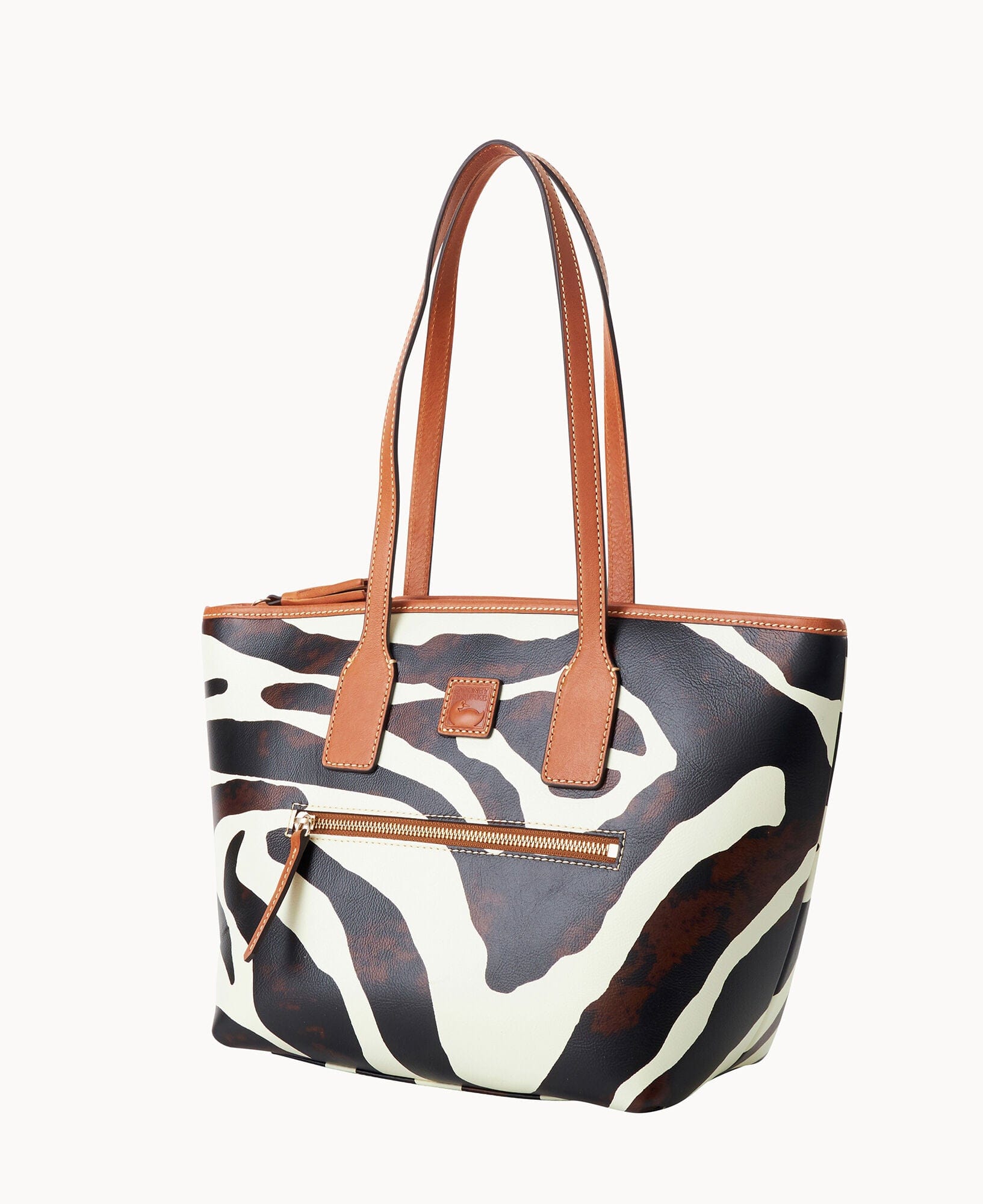 Dooney & Bourke Zebra Leather Small Tote