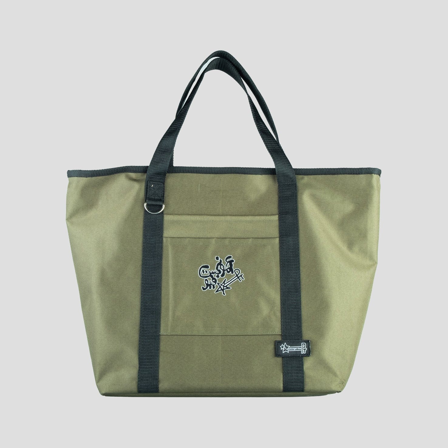 Amongst Few x Precious Trust - Chain Stitch Tote Bag (Green)