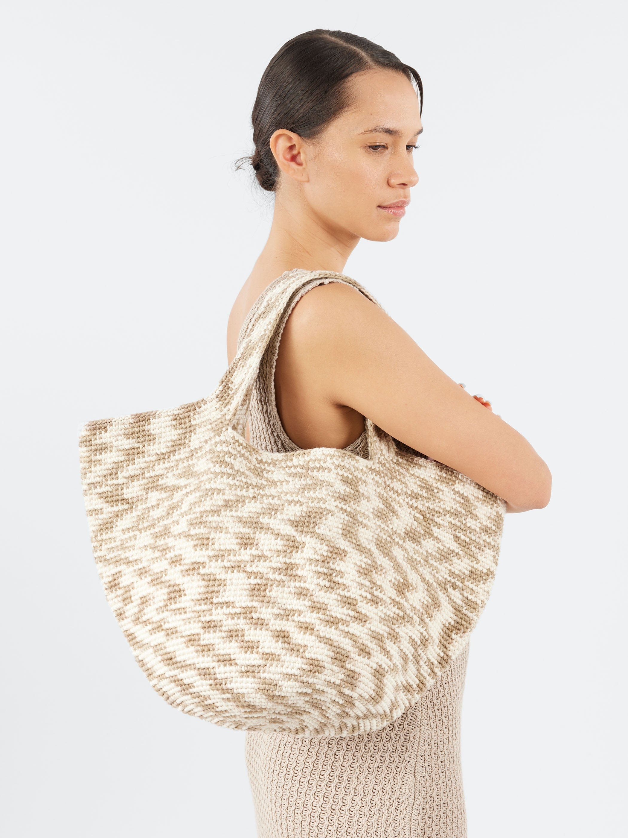 Lauren Manoogian Crochet Bowl Tote