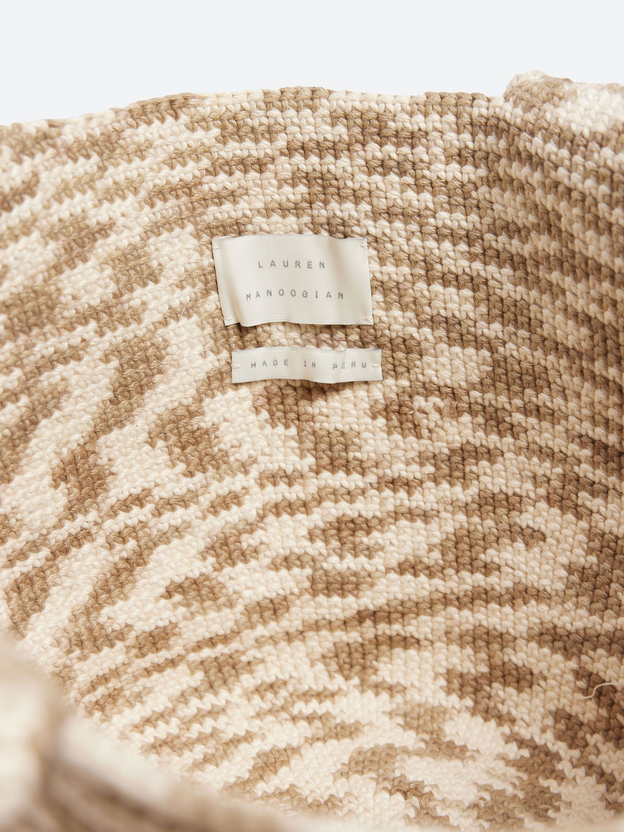 Lauren Manoogian Crochet Bowl Tote