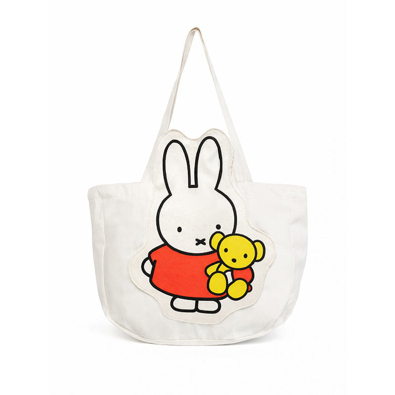 WHITE* Authentic Miffy White Canvas Tote Bag Large Capacity Shoulder Bag