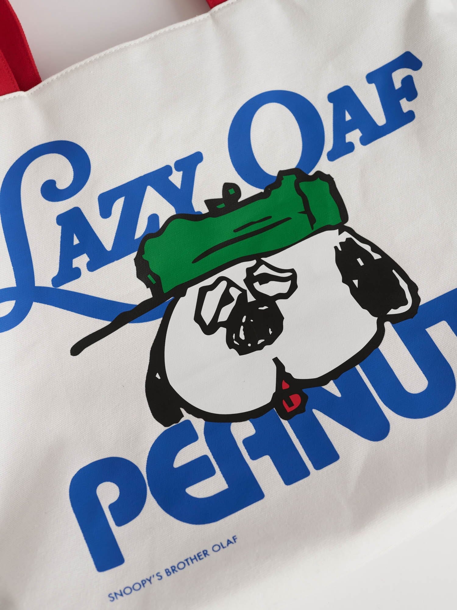 Peanuts Lazy Oaf x Peanuts Olaf Canvas Tote Bag