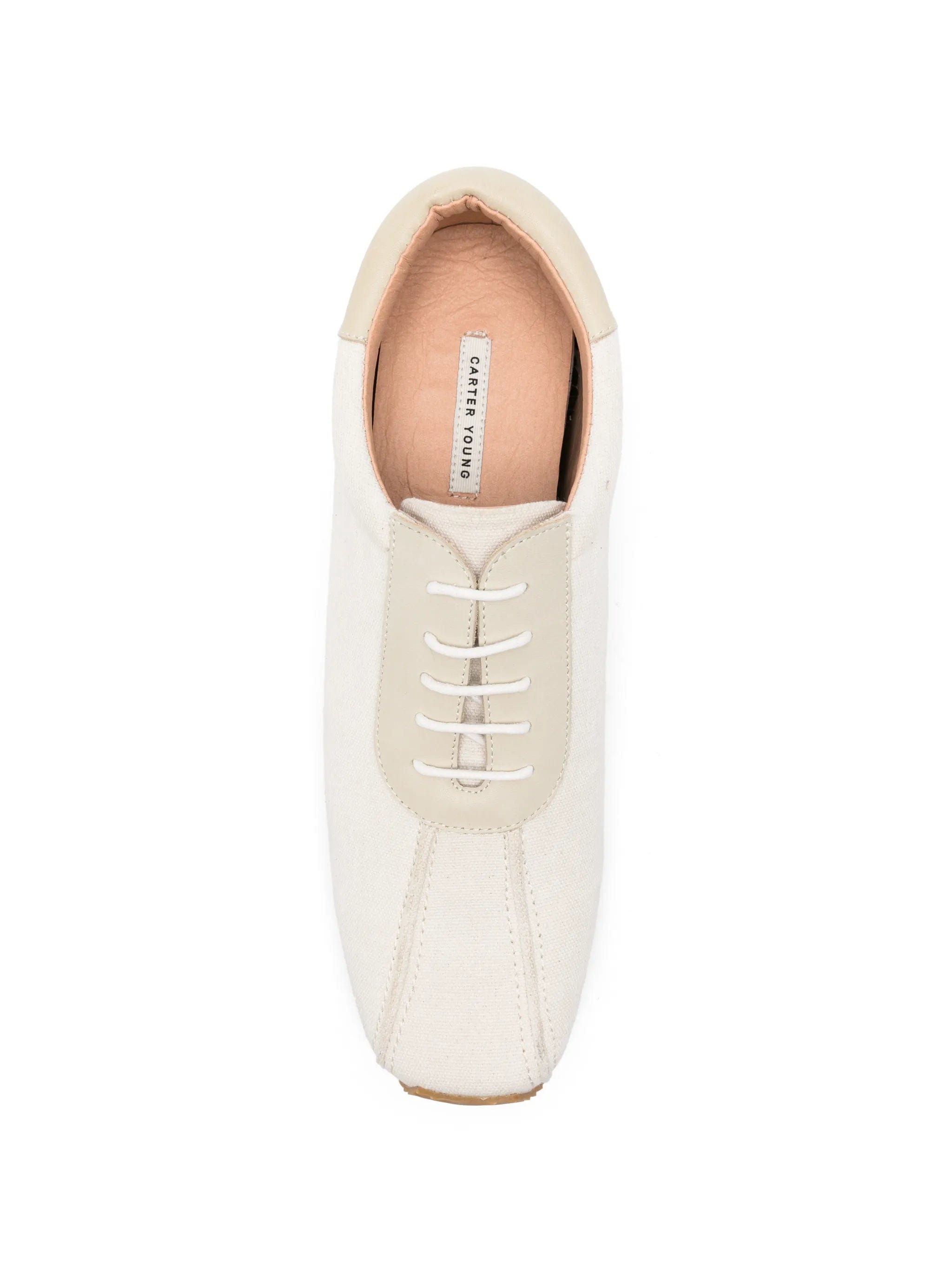 Carter Young Corr canvas low profile sneakers
