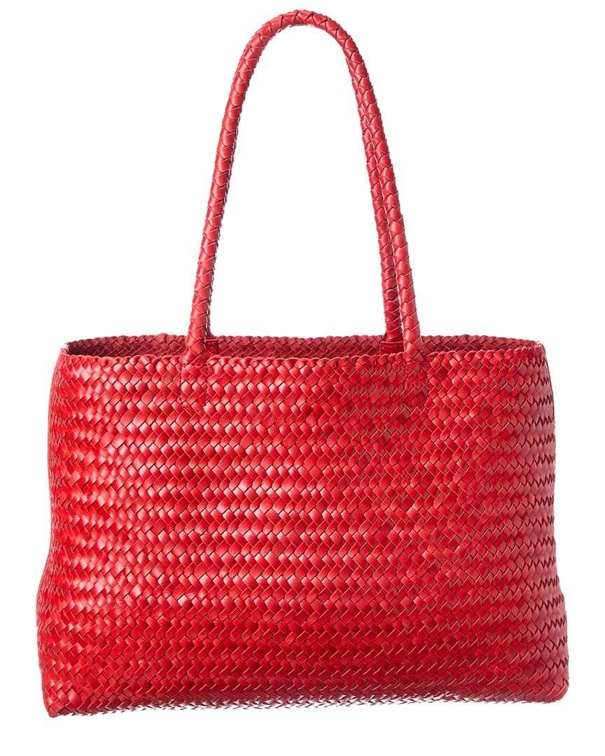 HANDWOVEN Madewell Handwoven Leather Tote