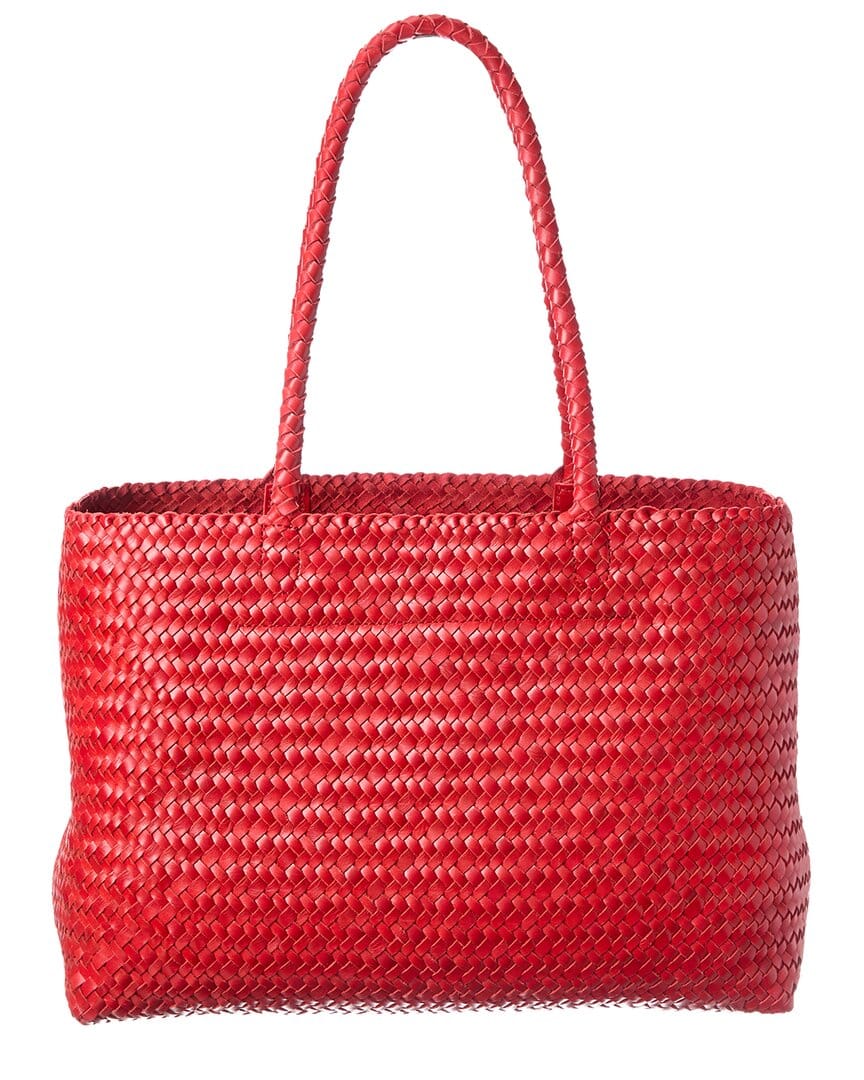 HANDWOVEN Madewell Handwoven Leather Tote