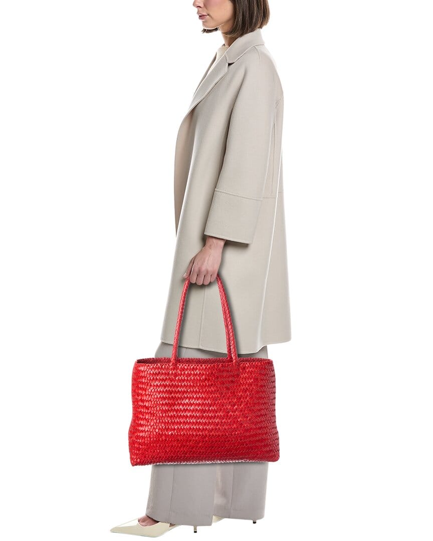 HANDWOVEN Madewell Handwoven Leather Tote