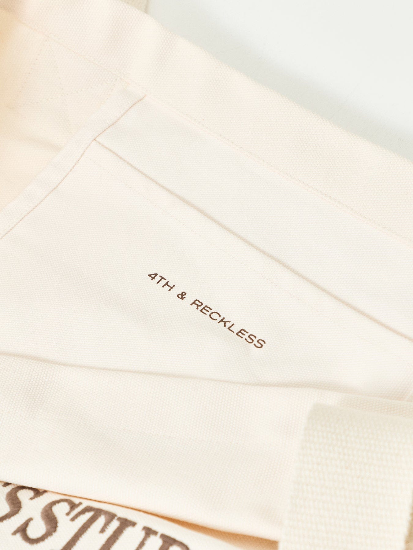 4th & Reckless Avenly Tote Bag Cream