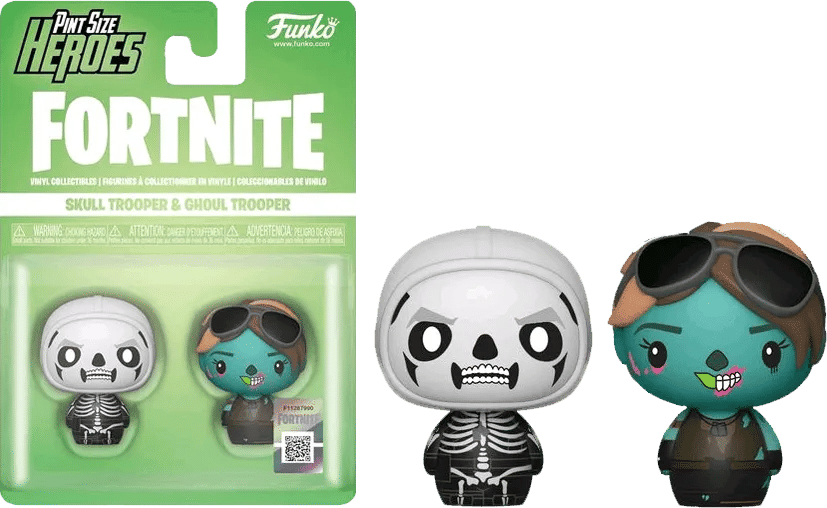 Funko Fortnite - Skull Trooper & Ghoul Trooper Pint Size Hero 2 - pack