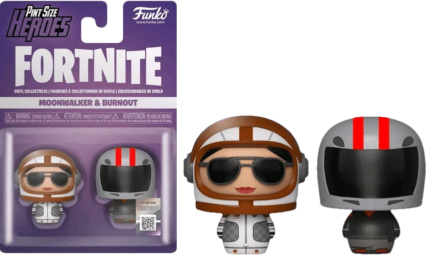 Funko Fortnite - Moonwalker & Burnout Pint Size Hero 2 - pack