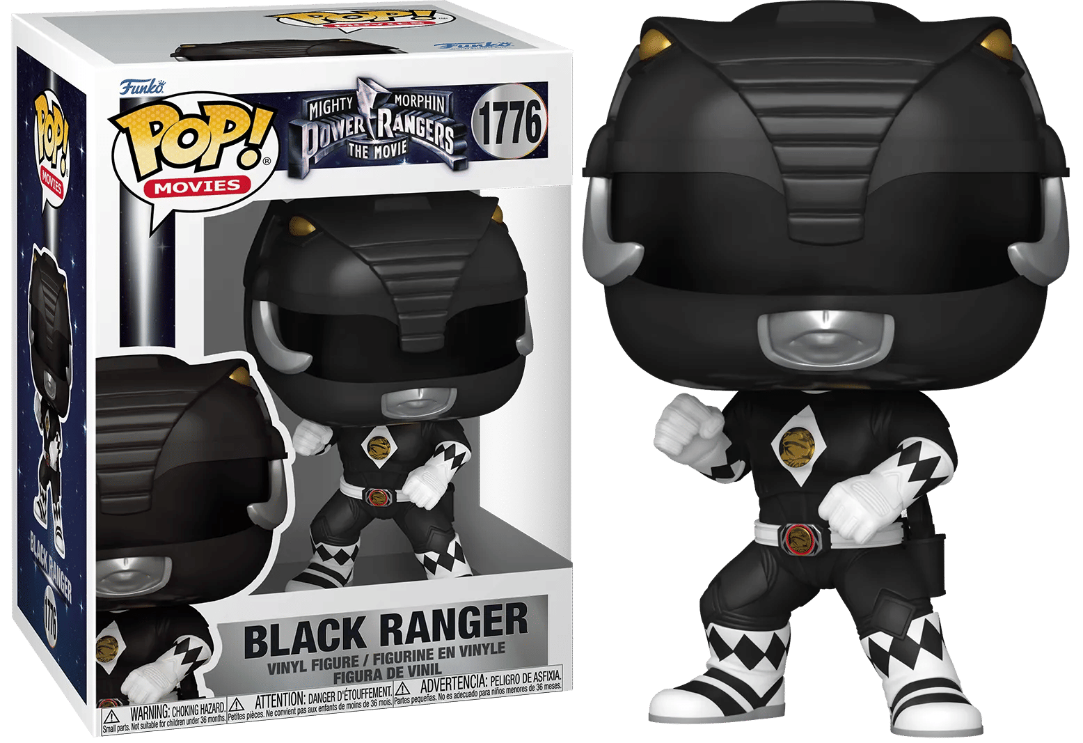 Funko Power Rangers (1995) - Black Ranger Pop! Vinyl