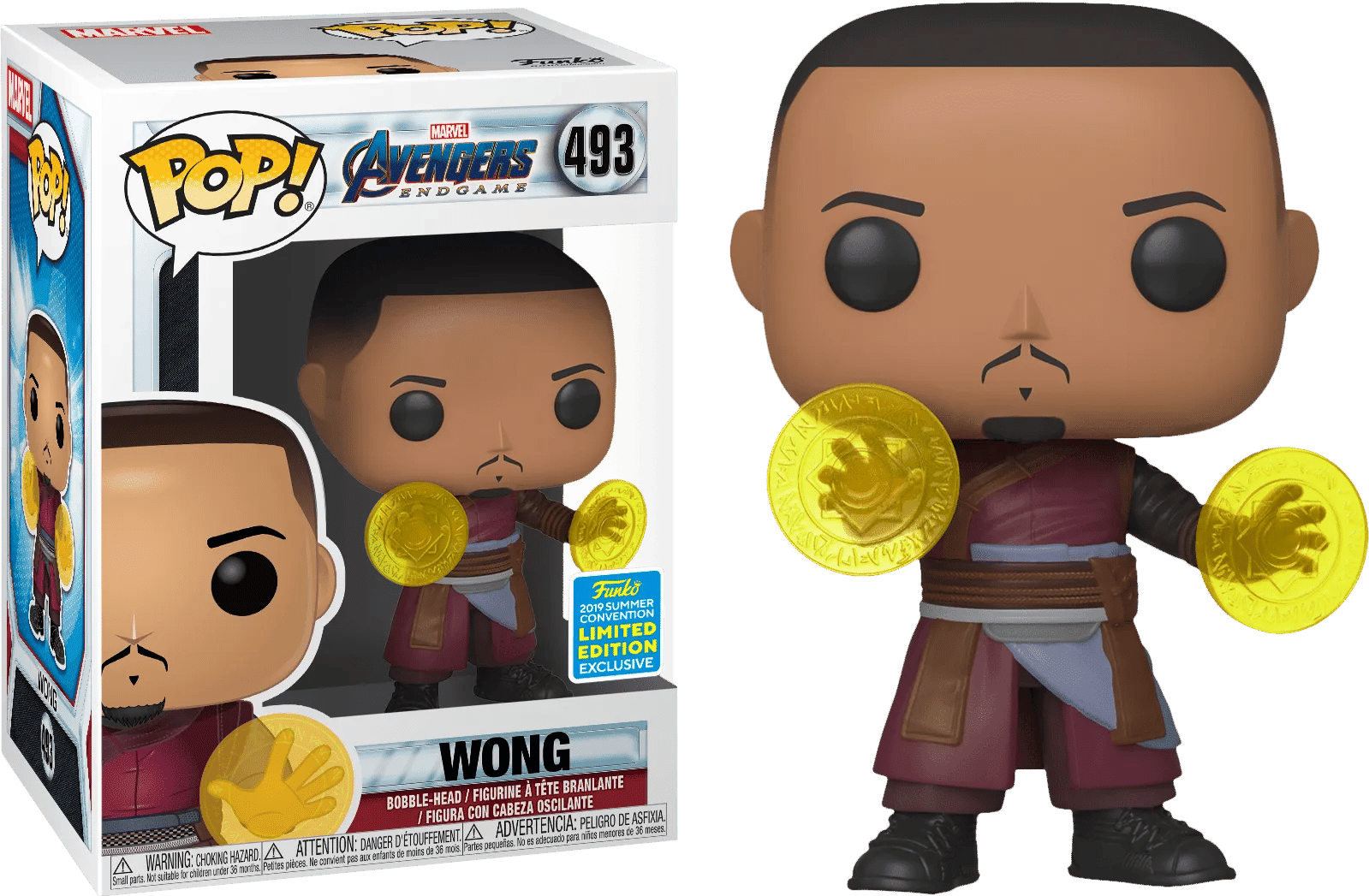 Funko Avengers 4: Endgame - Wong Pop! Vinyl Figure (2019 Summer Convention Exclusive)
