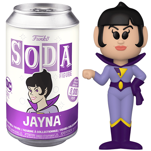 Funko Soda Jayna Wonder Twins, Sealed **Shot at Chase**