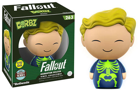Funko Dorbz Adamantium Skeleton Glow in the Dark, Fallout 263 - Specialty Series Exclusive