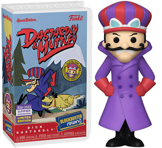 Funko Rewind Dick Dastardly Sealed - 2023 Summer Convention Exclusive **Missing Sticker**