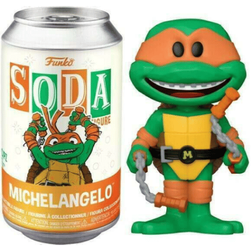 Funko Soda Michelangelo TMNT Mutant Mayhem, Sealed **Shot at Chase**