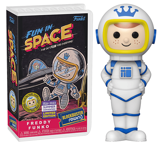 Funko Rewind Freddy Funko Astronaut, Sealed - 2023 Summer Convention Exclusive **Missing Sticker**