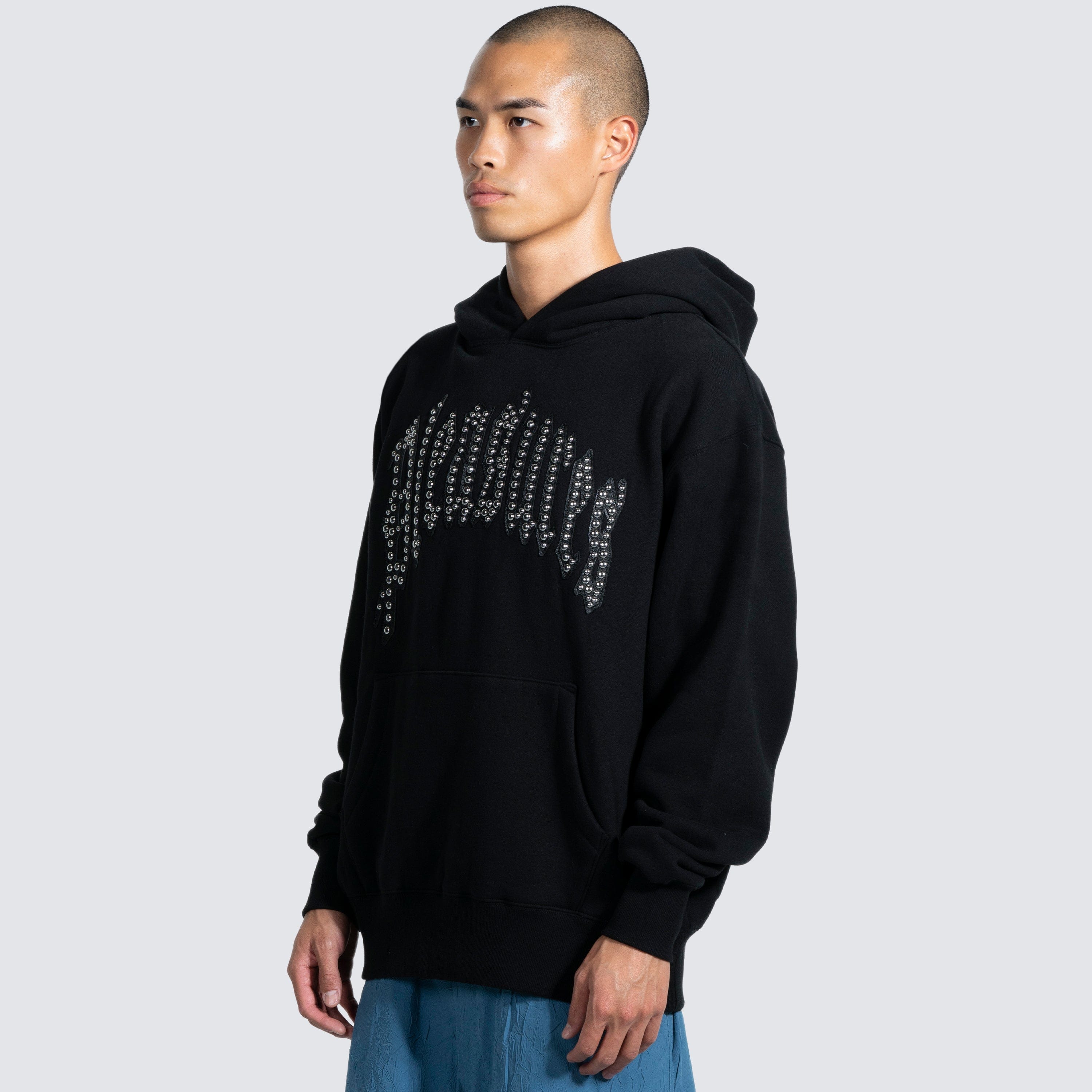 Pleasures TWITCH STUDDED HOODIE