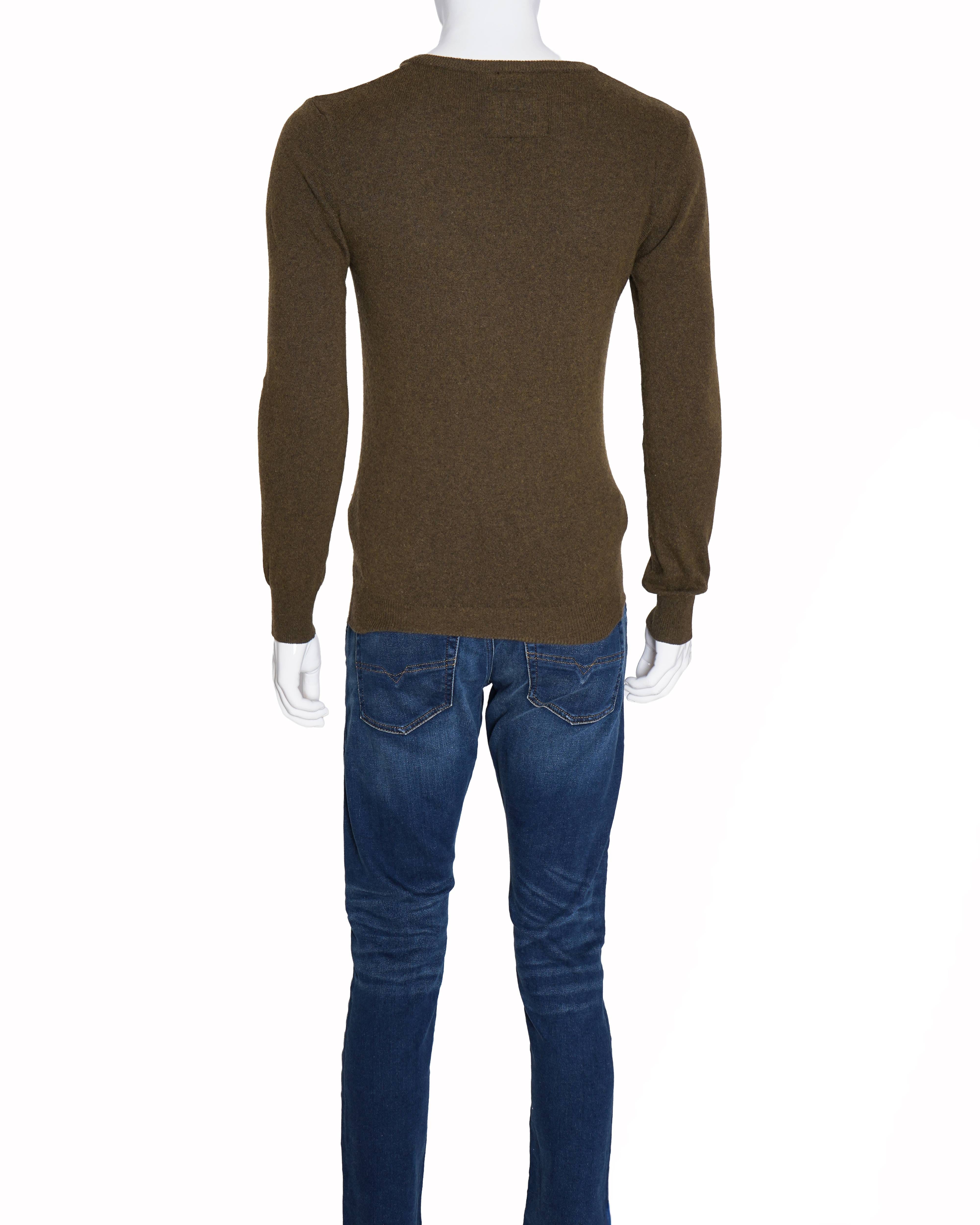 Dolce & Gabbana vintage green striped pullover