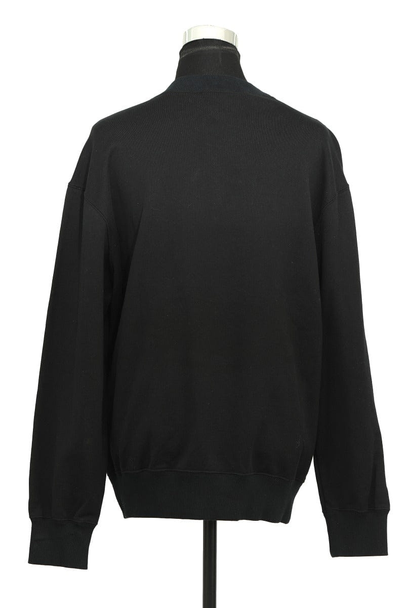 Dolce & Gabbana Size M Royal Love Sequins Embellished Black Sweatshirt