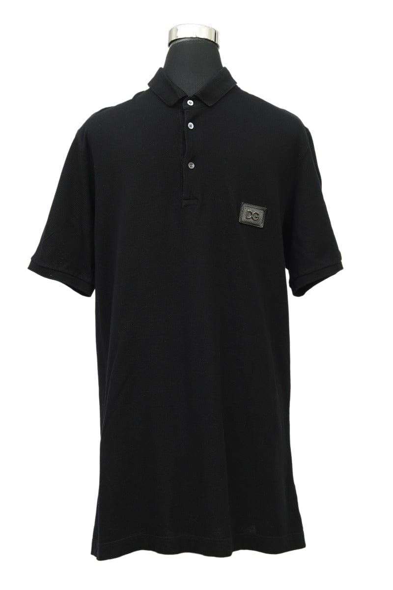 Dolce & Gabbana Size L Logo Black T-Shirt