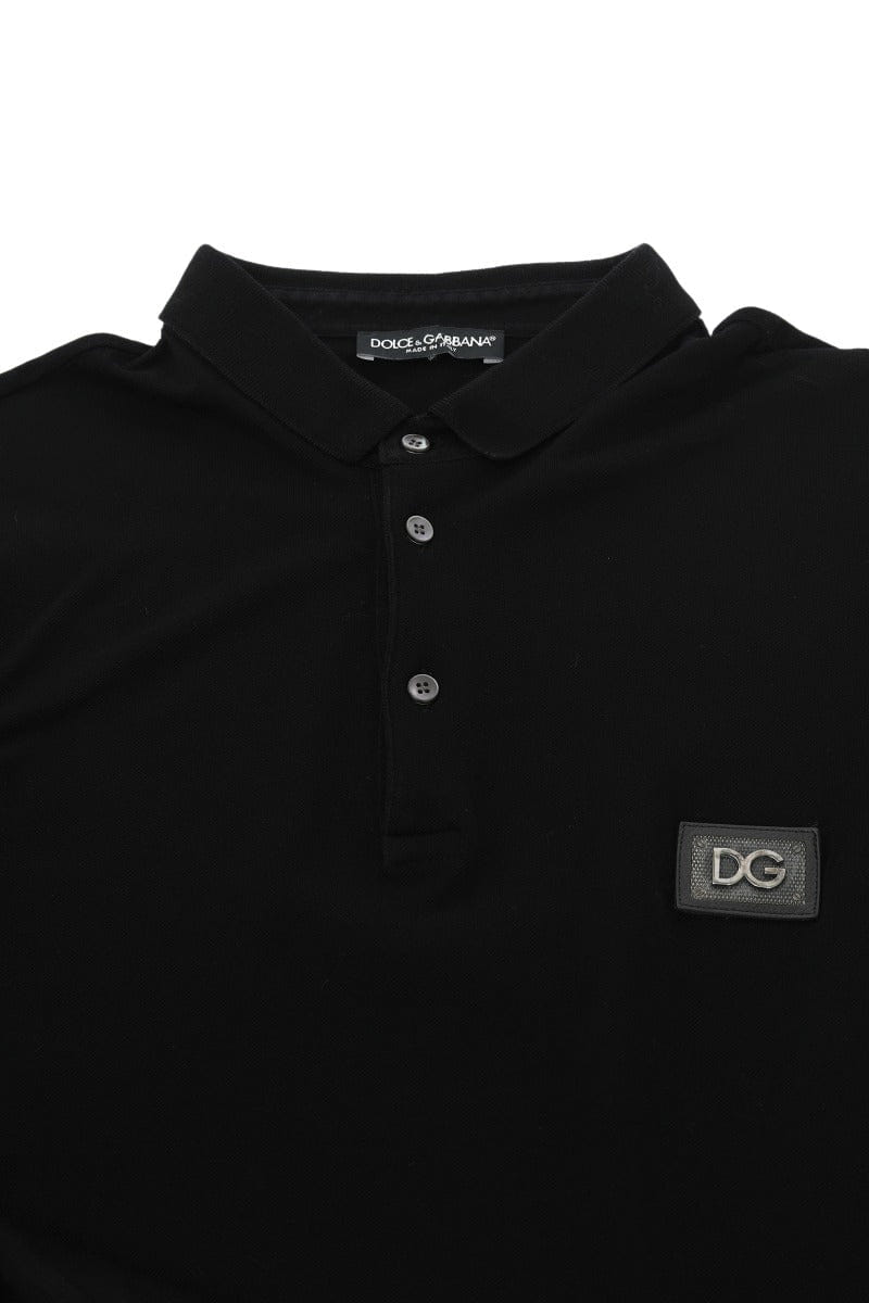 Dolce & Gabbana Size L Logo Black T-Shirt