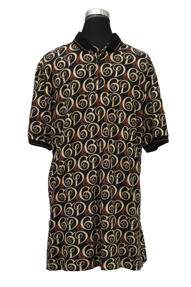 Dolce &Gabbana Patterned Polo T-Shirt