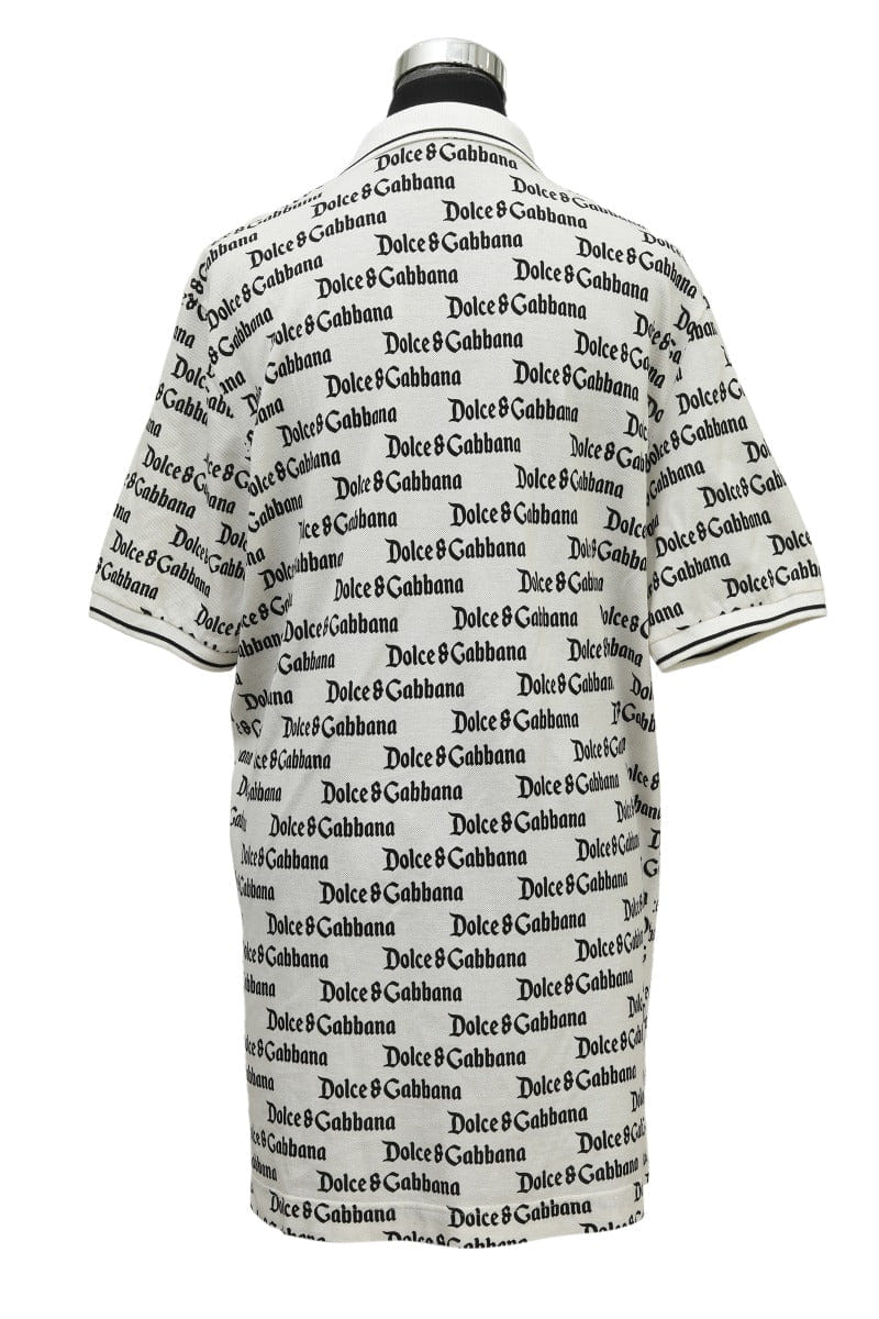 Dolce & Gabbana Size L Logo Polo T-Shirt