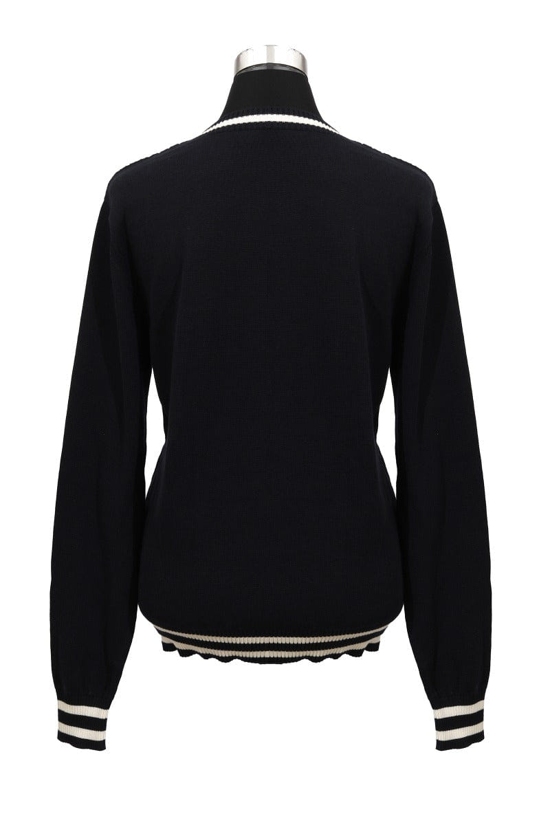 Dolce & Gabbana Size L Blue Knitted Sweater