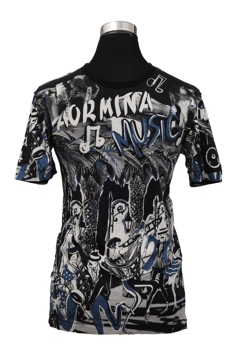 Dolce & Gabbana Size L Designer Printed T - Shirt