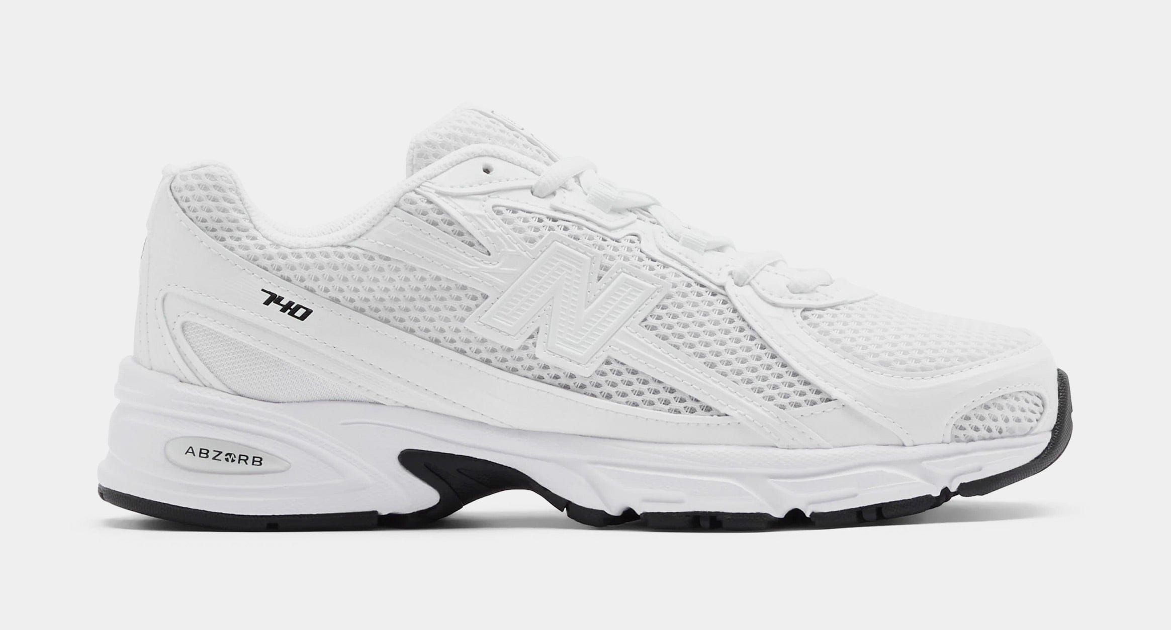 Newbalance 740 Mens Running Shoes (White/White)