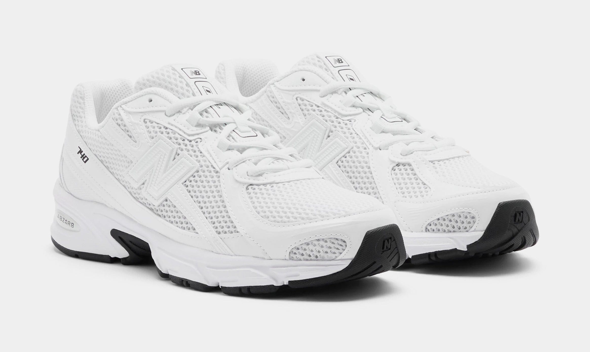 Newbalance 740 Mens Running Shoes (White/White)