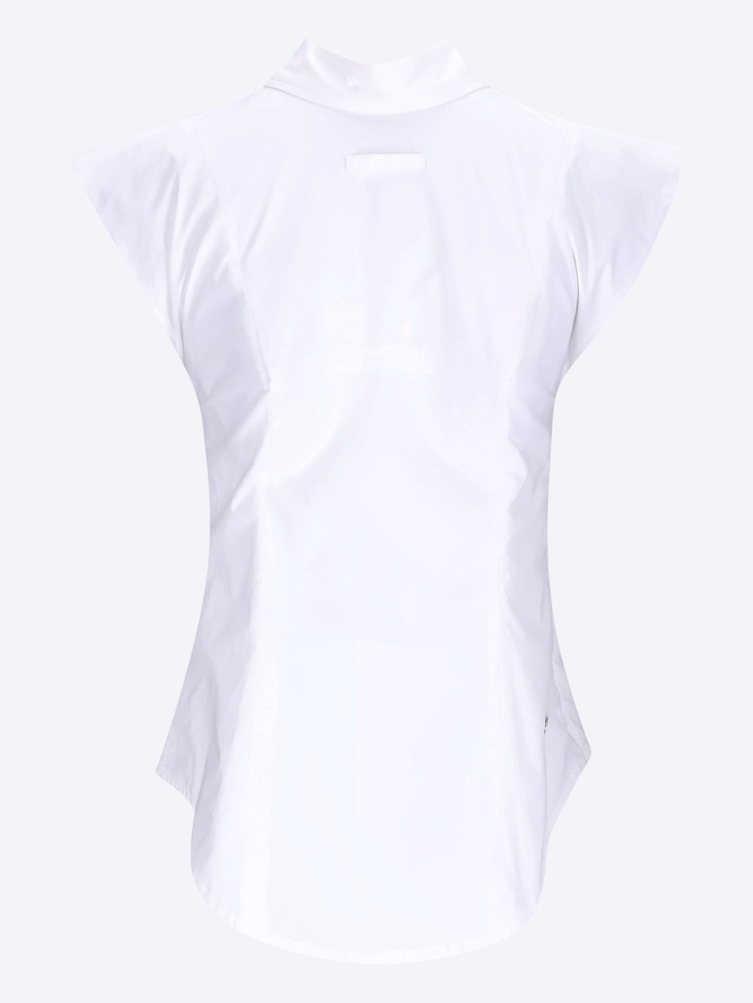 JEAN PAUL Gaultier The pointy boobs sleeveless reversed shirt