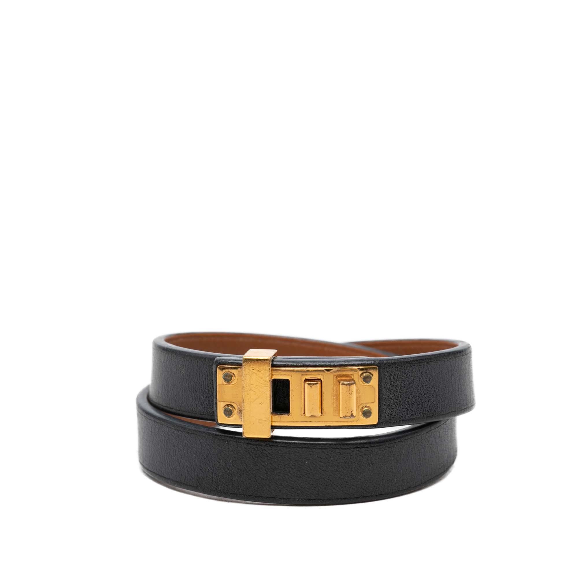 Hermès Swift Mini Dog Double Tour Bracelet