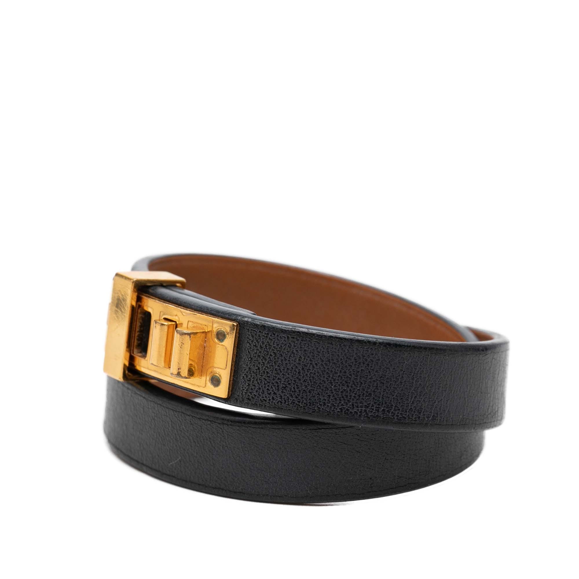 Hermès Swift Mini Dog Double Tour Bracelet