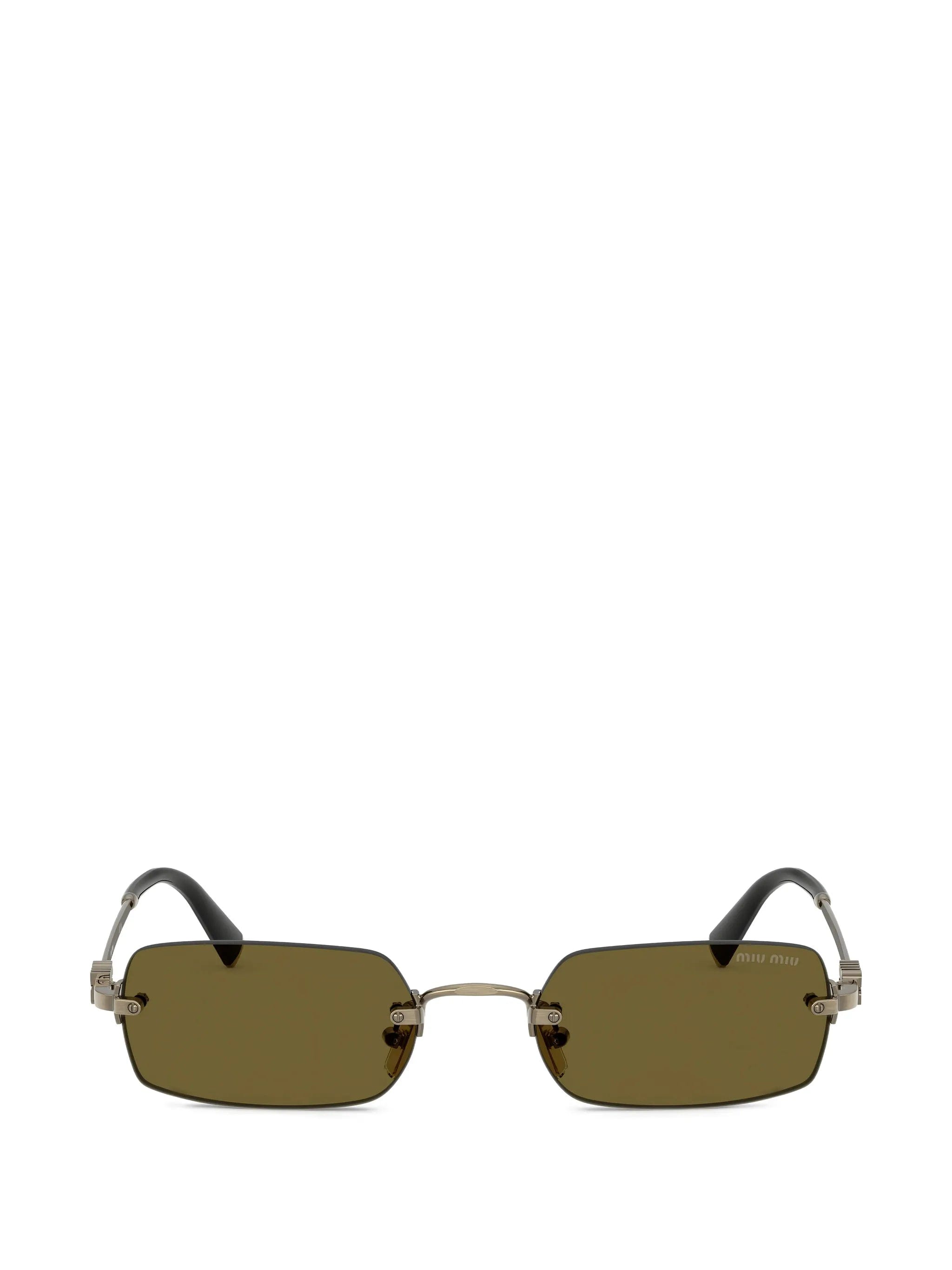 Miu Miu Eyewear rectangle - frame sunglasses