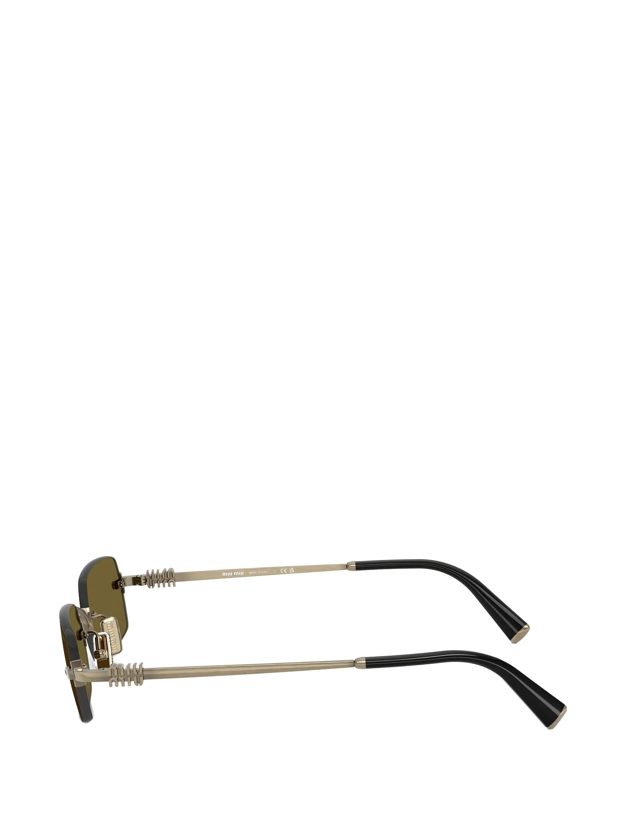 Miu Miu Eyewear rectangle - frame sunglasses
