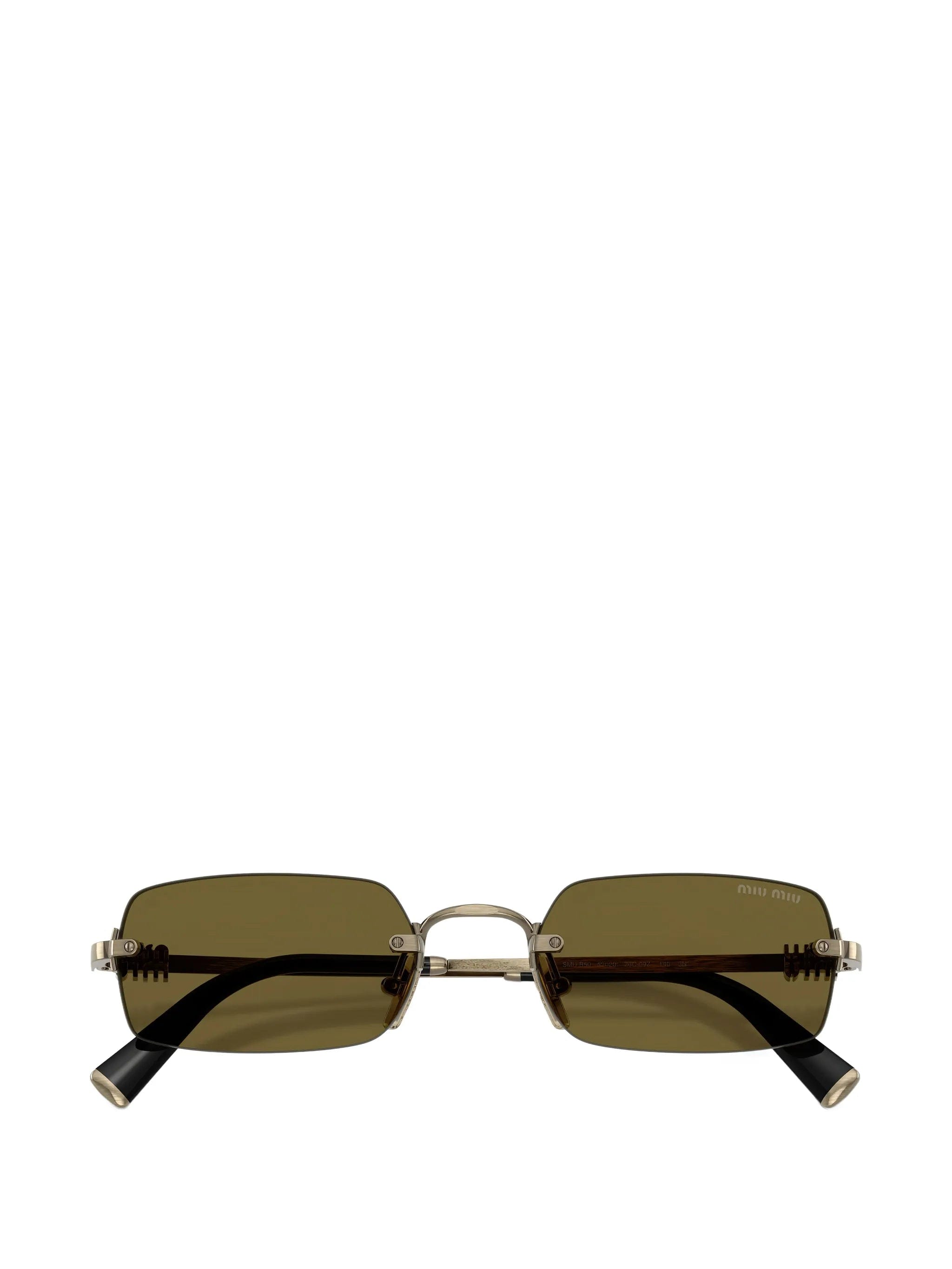 Miu Miu Eyewear rectangle - frame sunglasses