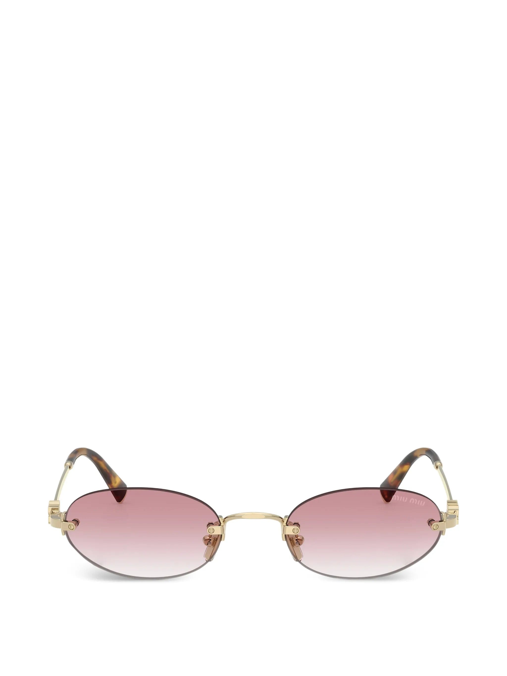 Miu Miu Eyewear oval - frame sunglasses