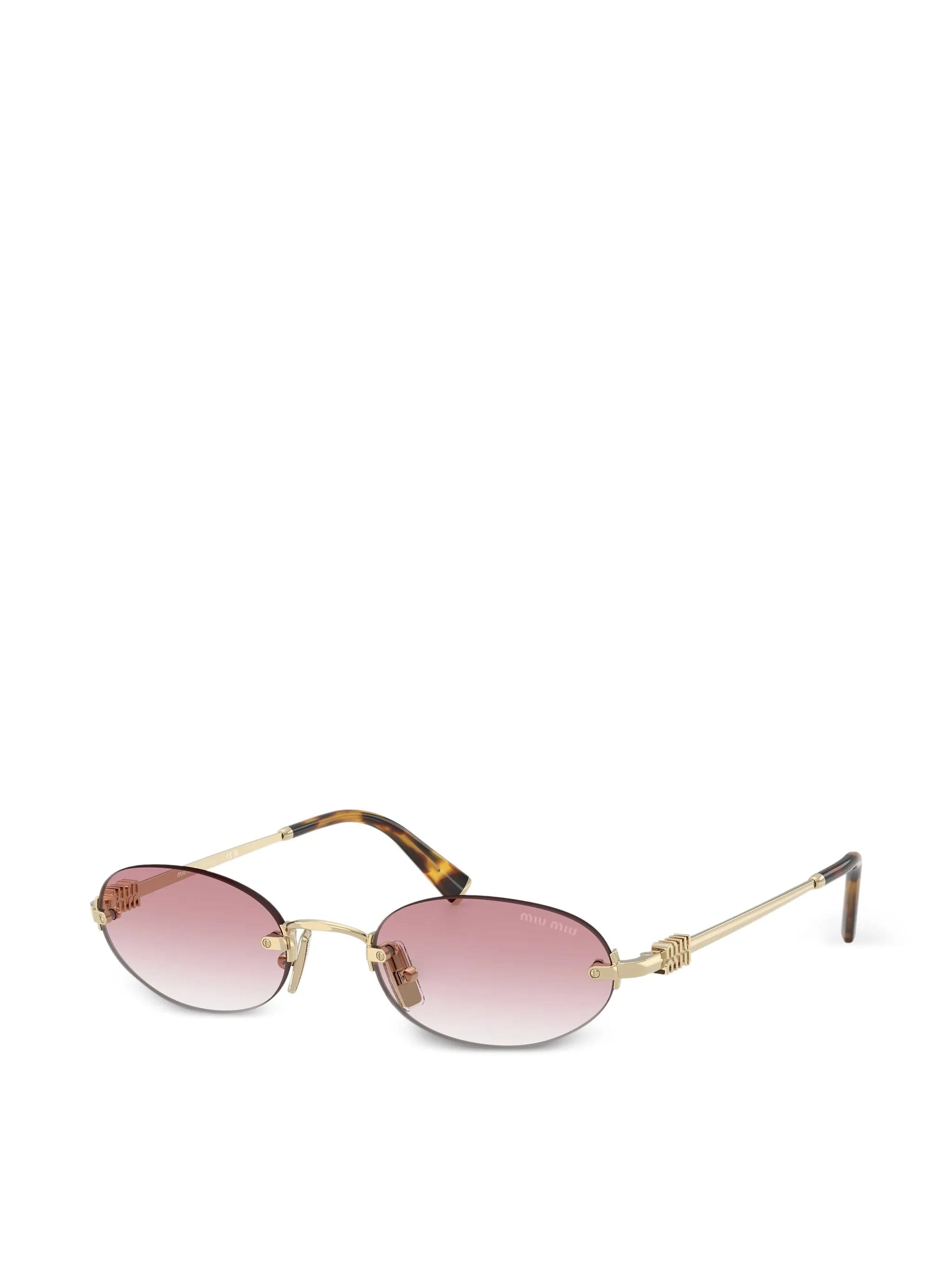 Miu Miu Eyewear oval - frame sunglasses