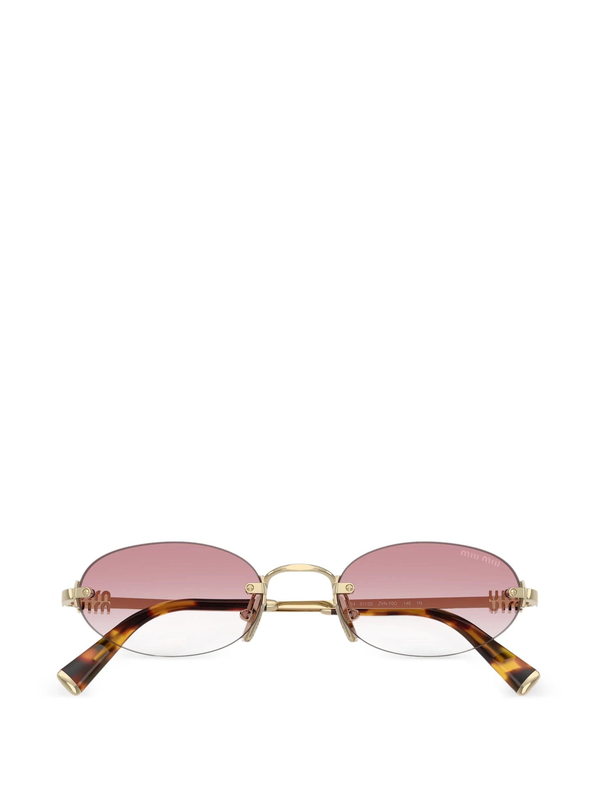 Miu Miu Eyewear oval - frame sunglasses
