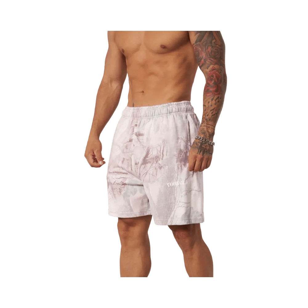 YoungLA Tree Camo Collection Shorts Desert Tan Tree Camo