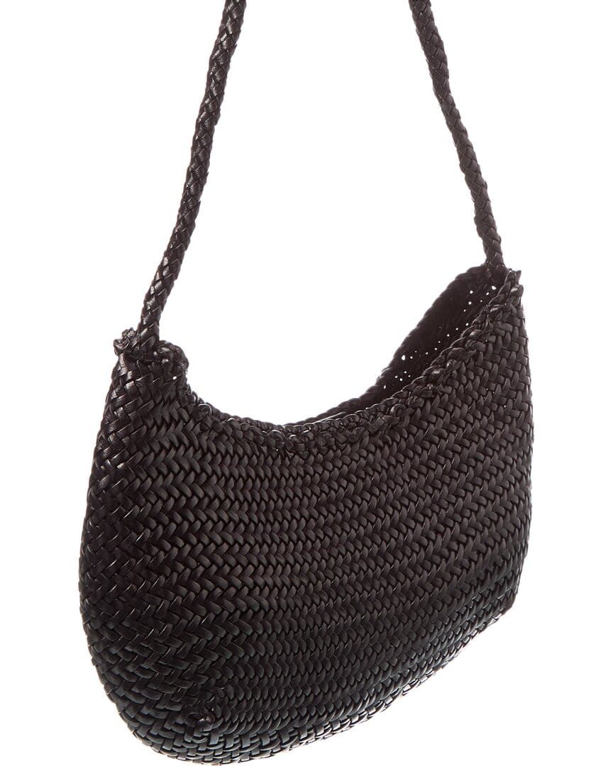 Dragon Diffusion Nova Luna Leather Shoulder Bag, Black