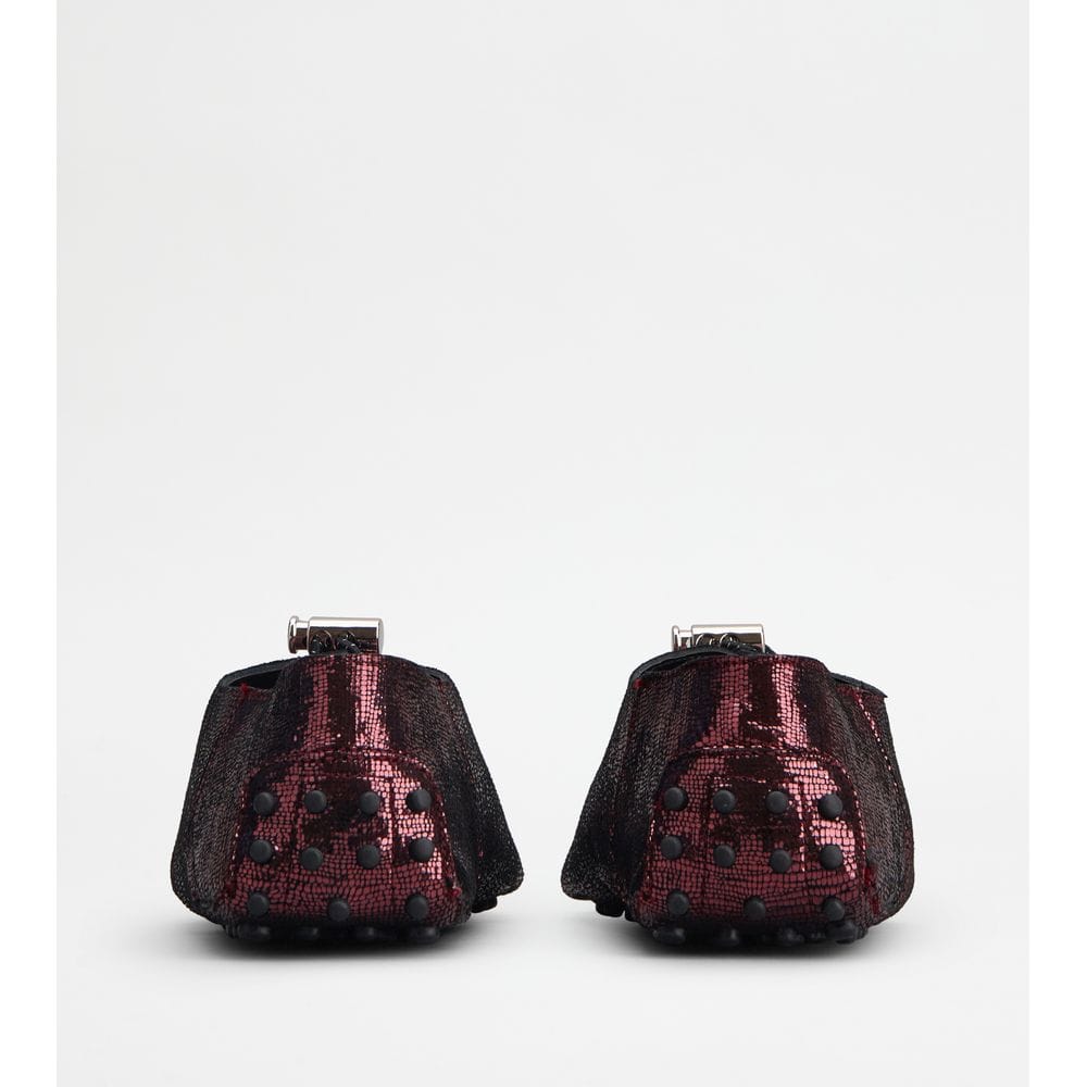 Tod's Tods Gommino In Leather With Drawstring Bordeaux Womens